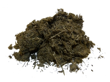 shredded grass silage