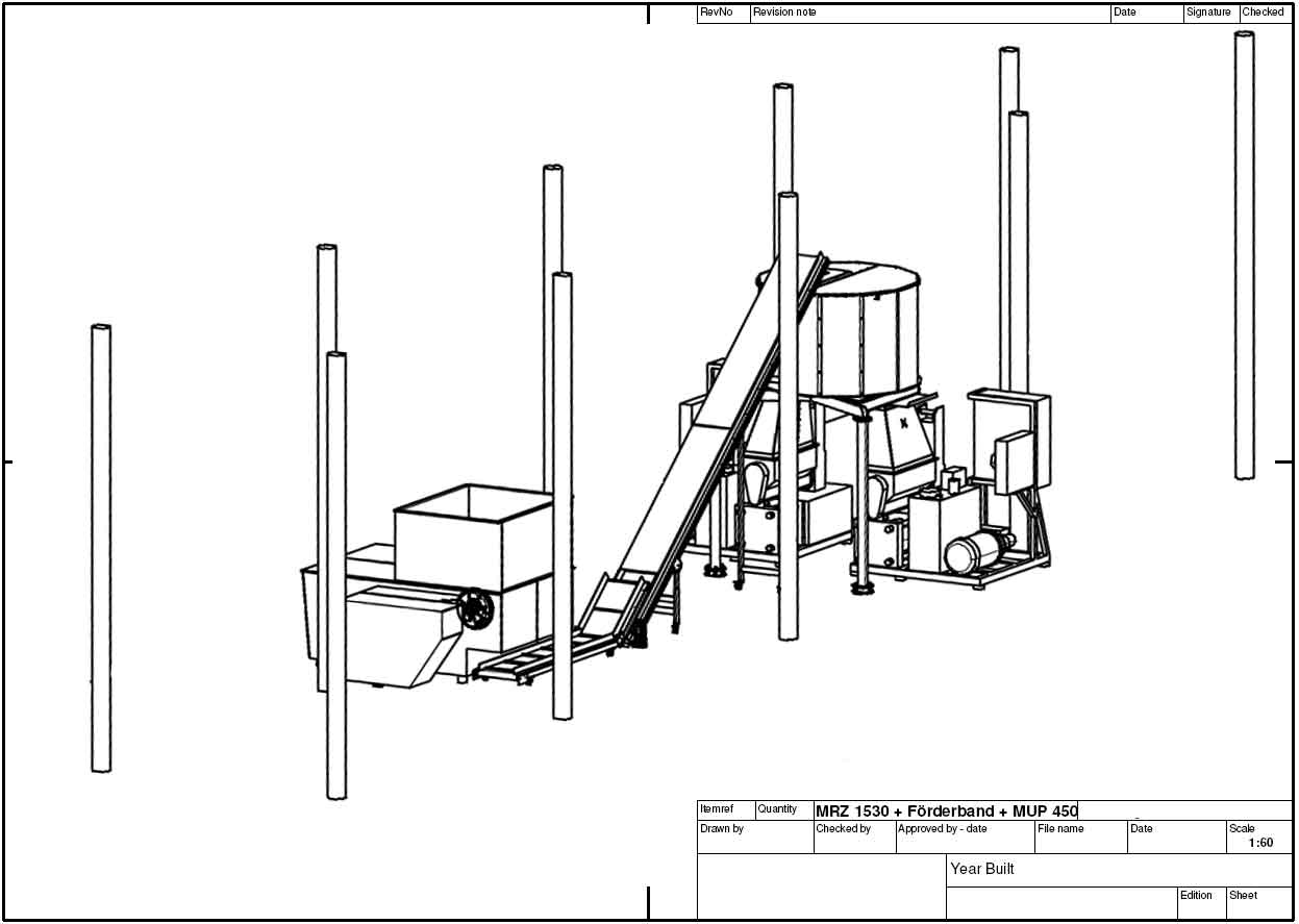Plant in customers hall